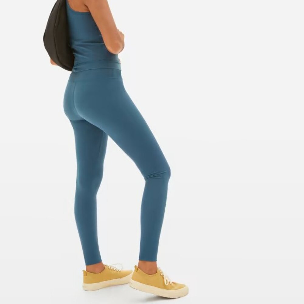 Everlane The Perform Legging in Deep Aegean Blue Large Ankle